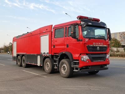 重汽豪沃18-20吨水罐消防车（T5G原装双排）
