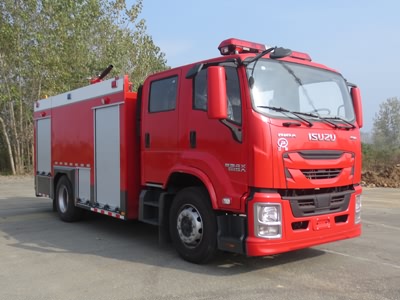 庆铃8吨泡沫消防车（205HP)